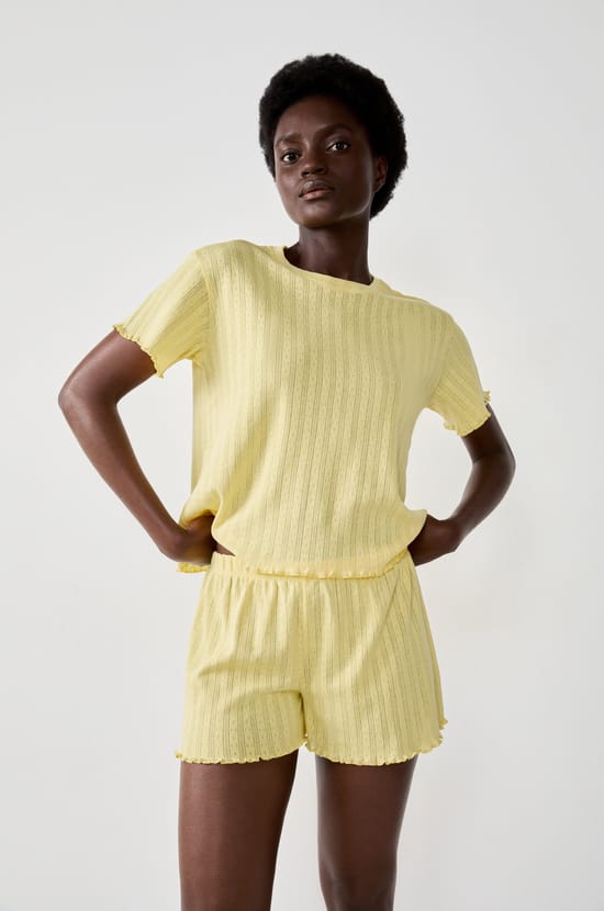 Short en pointelle;${refinementColor}