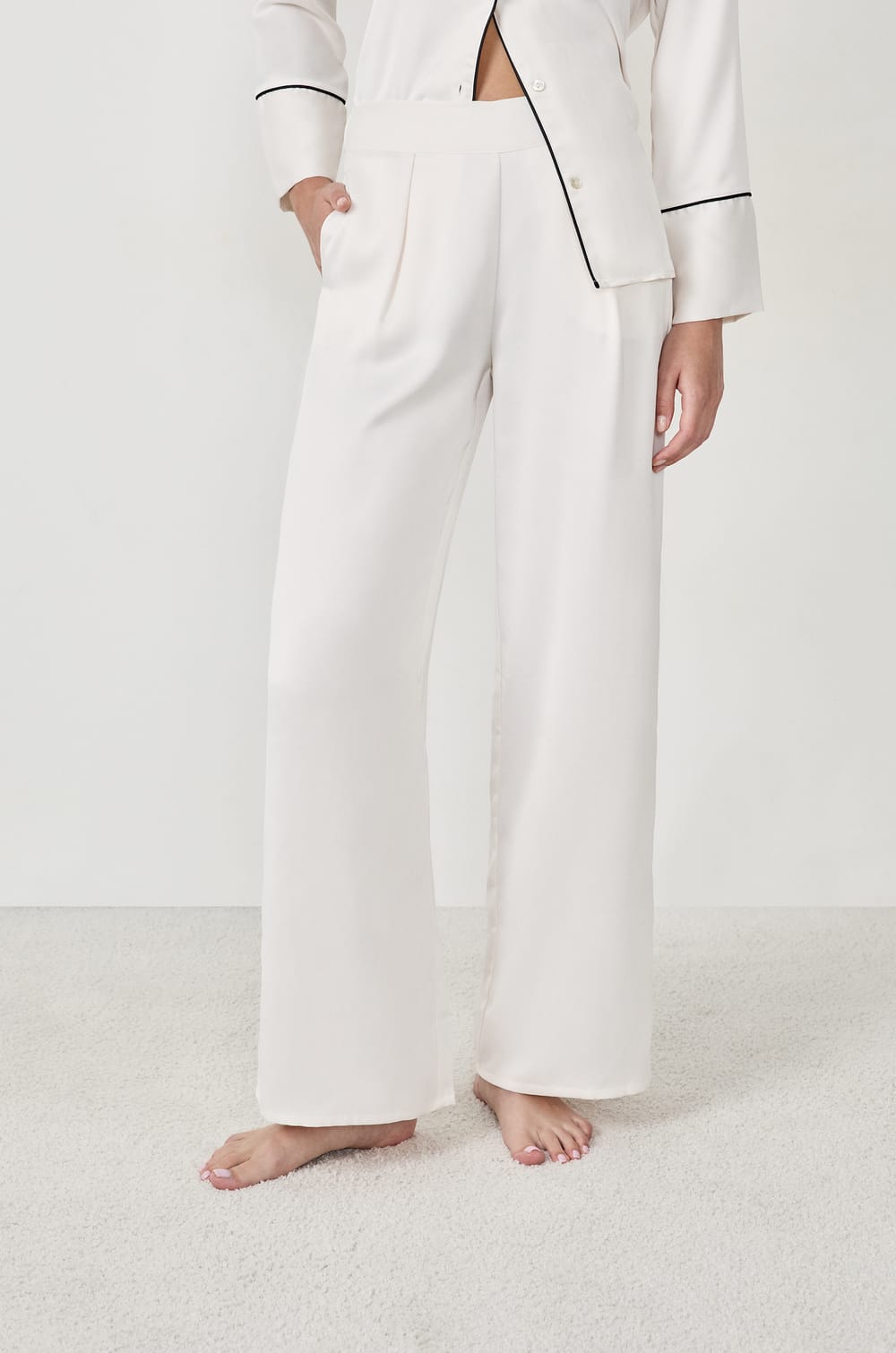 NOT US - Pantalon de pyjama satiné;${refinementColor}