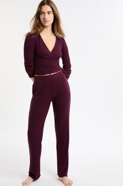 Pantalon de pyjama droit;${refinementColor}