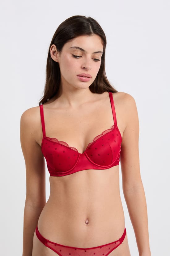 Soutien-gorge N.4 - Le coques fines details brodés;${refinementColor}