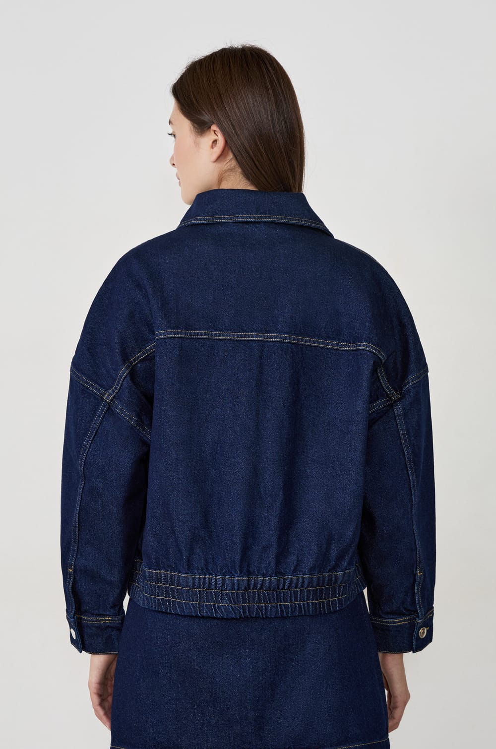 Veste en jean;${refinementColor}