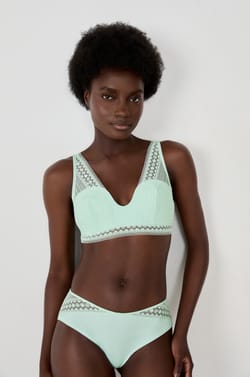 Sujetador  foulard de encaje;${refinementColor}