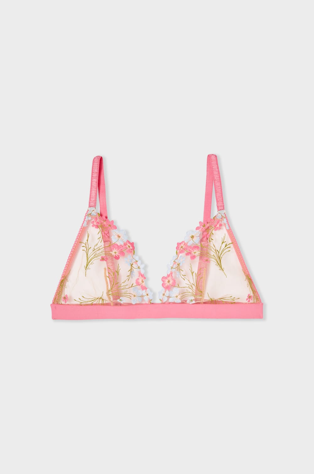 Soutien-gorge N.8 - Le triangle sans armatures brodé;${refinementColor}