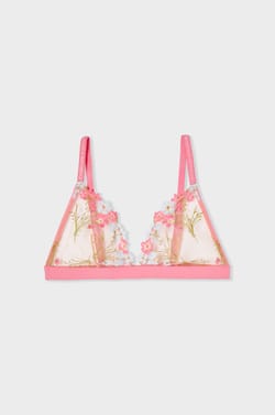 Soutien-gorge N.8 - Le triangle sans armatures brodé;${refinementColor}