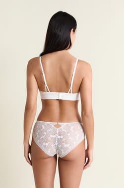Soutien-gorge N.8 - Le triangle sans armatures en dentelle sans teinture;${refinementColor}