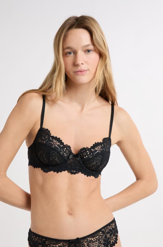 Soutien-gorge corbeille dentelle;${refinementColor}