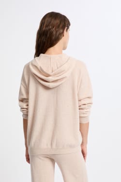 Pull à capuche en cachemire;${refinementColor}