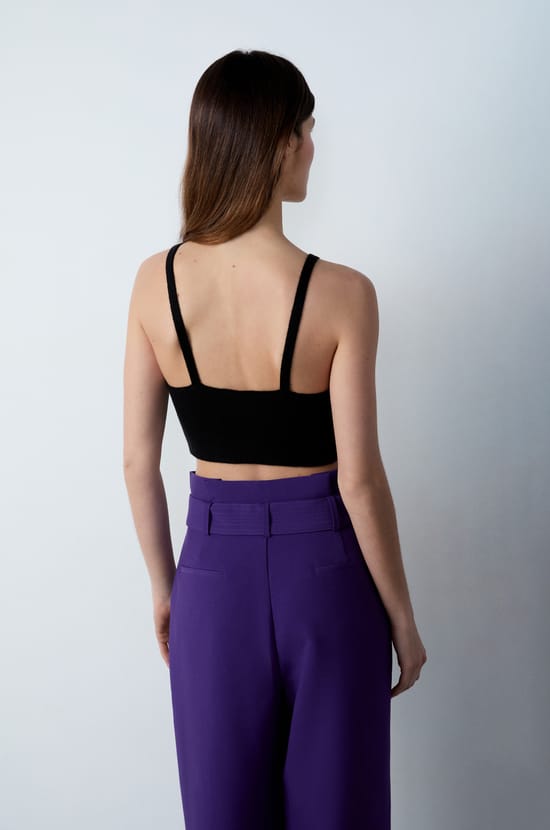Ribbed Crop Top;${refinementColor}