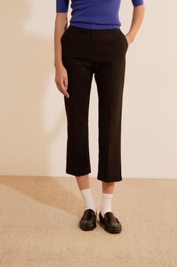 Pantalon Capri avec coton;${refinementColor}