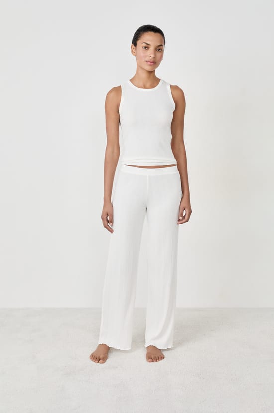 Pantalon de pyjama droit;${refinementColor}