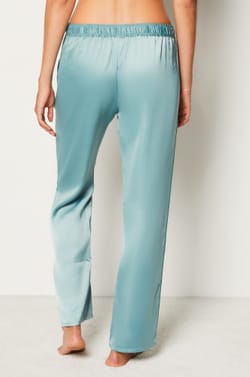 Pantalón de pijama de raso;${refinementColor}