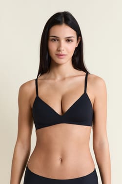 Wireless Lightly Lined Bra in Microfiber;${refinementColor}