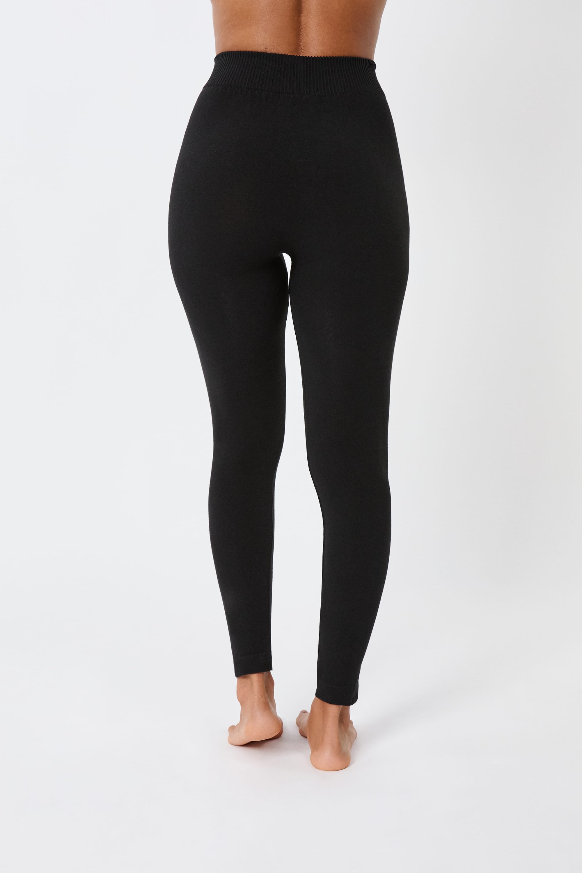 Thermal Knit Legging - WMU LEGGING - NOIR - ETAM