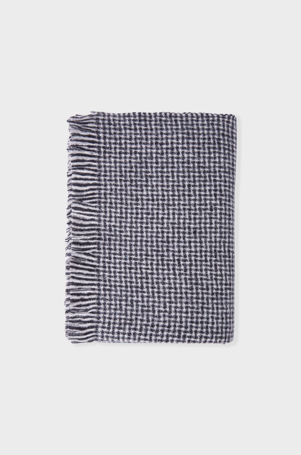 Écharpe à motif pied-de-poule;${refinementColor}