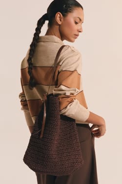 Raffia Handbag;${refinementColor}