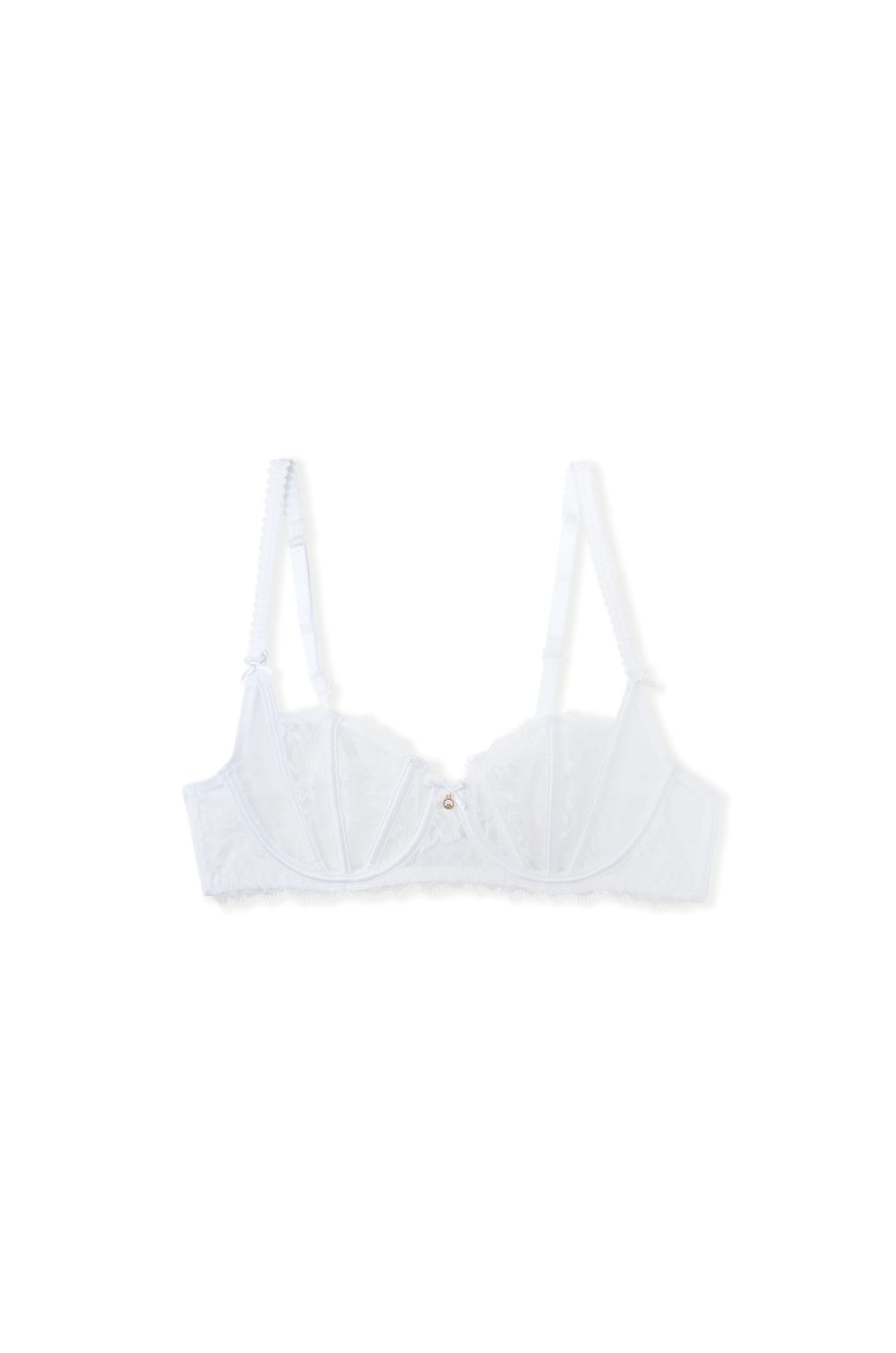 Soutien-gorge balconnet en dentelle;${refinementColor}
