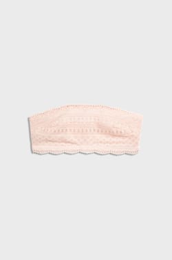 Bra bandeau de encaje;${refinementColor}