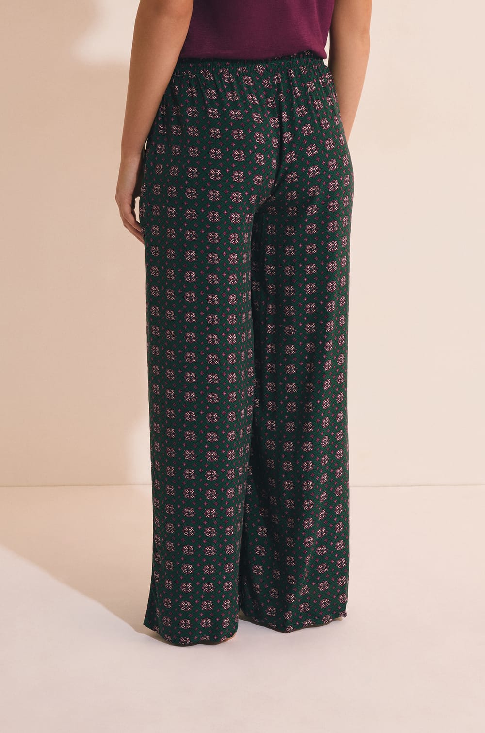 Pantal&oacute;n de pijama estampado;${refinementColor}