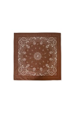 Foulard en coton &agrave; motifs;${refinementColor}