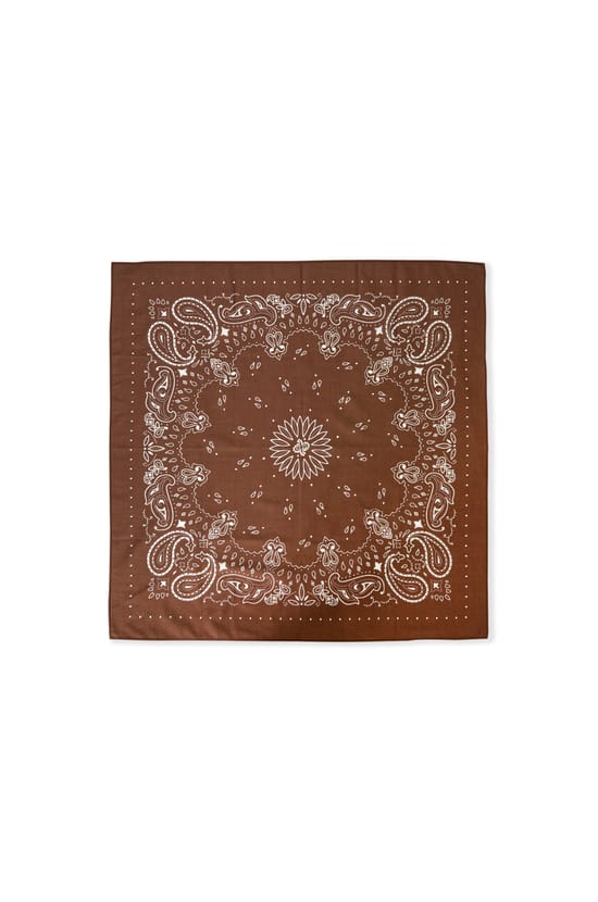 Foulard en coton &agrave; motifs;${refinementColor}