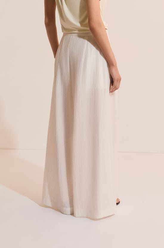 Pantalon ample avec lin;${refinementColor}