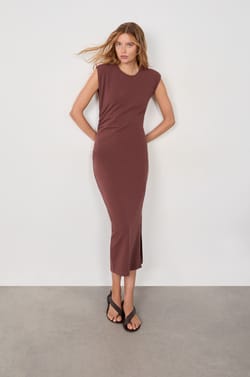 Long cotton dress;${refinementColor}