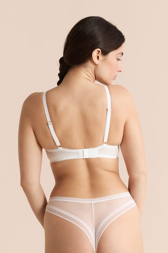 Bra N.4 - The Lightly Lined in Microfibre with Lace Details;${refinementColor}