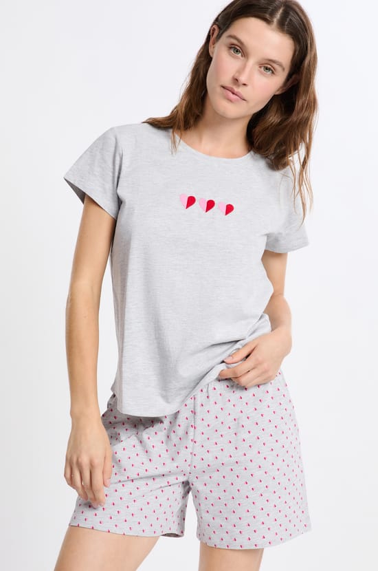 Pyjama 2 pièces en coton;${refinementColor}