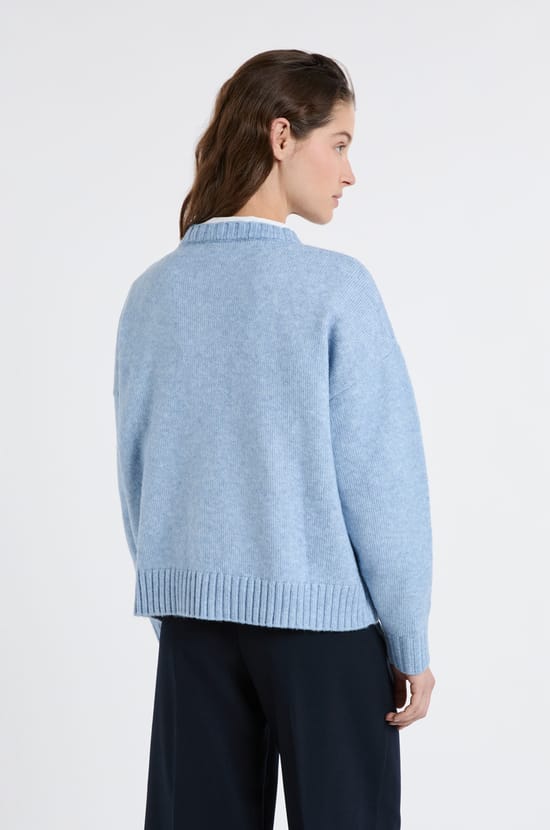 Pull &agrave; manches longues oversize;${refinementColor}