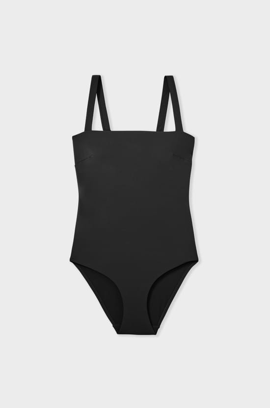 Maillot de bain 1 pièce gainant encolure carrée;${refinementColor}