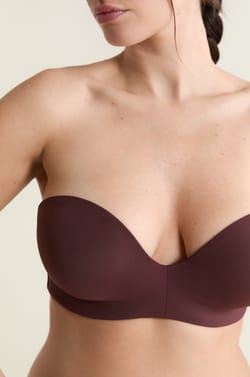 Bandeau coques fines bretelles amovibles, bonnet C-E;${refinementColor}