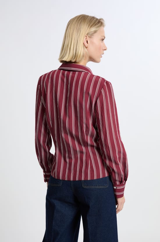 Chemise à rayures;${refinementColor}
