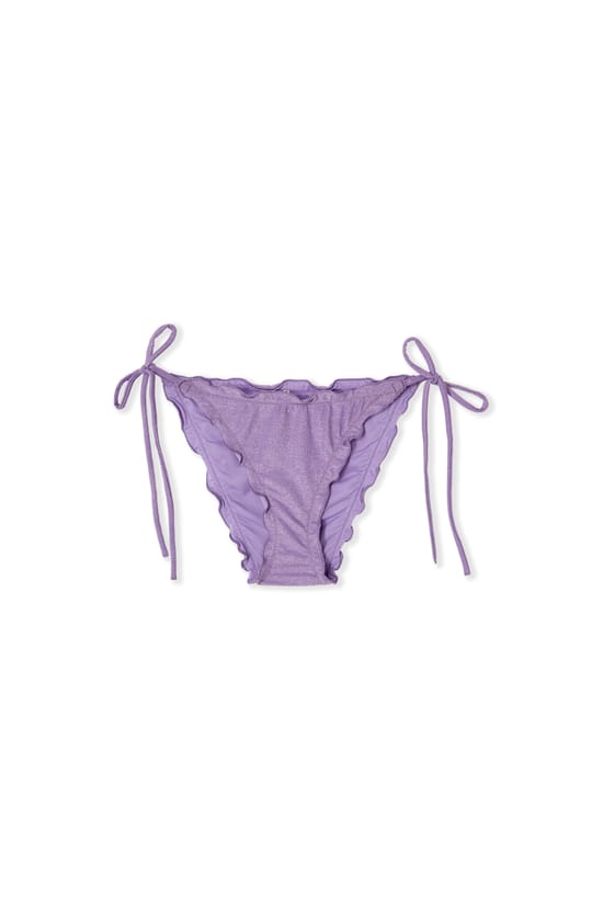 Bas de maillot de bain bikini &agrave; nouer paillet&eacute;;${refinementColor}