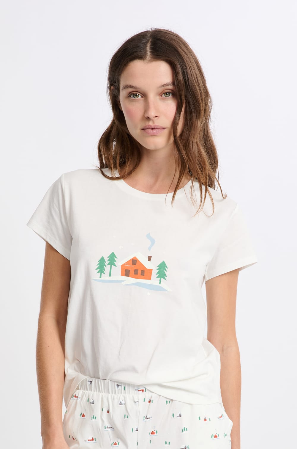 Pyjama 2 pièces en coton;${refinementColor}