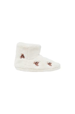 Chaussons bottines avec motifs oursons;${refinementColor}
