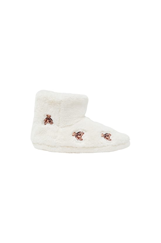 Chaussons bottines avec motifs oursons;${refinementColor}