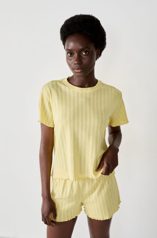 Pointelle T-shirt;${refinementColor}