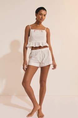 Short de pyjama en coton;${refinementColor}