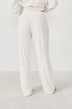 Pantalon de pyjama effet velours;${refinementColor}