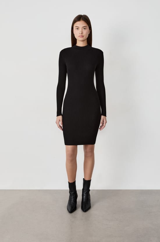 Short Sweater Dress;${refinementColor}