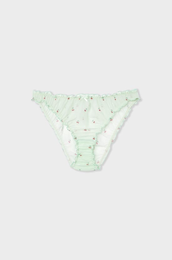 Bloomer slip in bedrukte tule;${refinementColor}