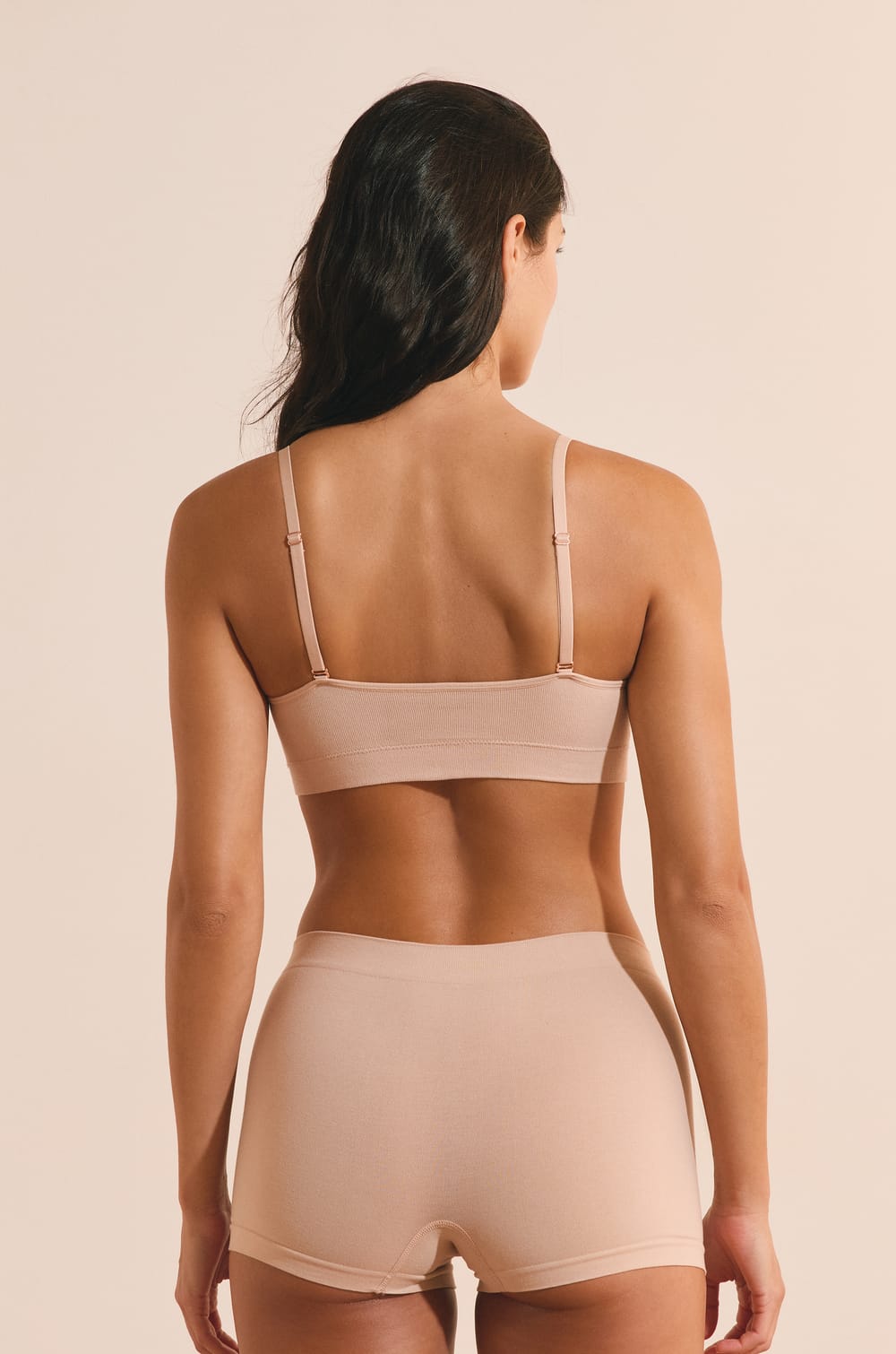 Soutien-gorge bandeau avec coton;${refinementColor}