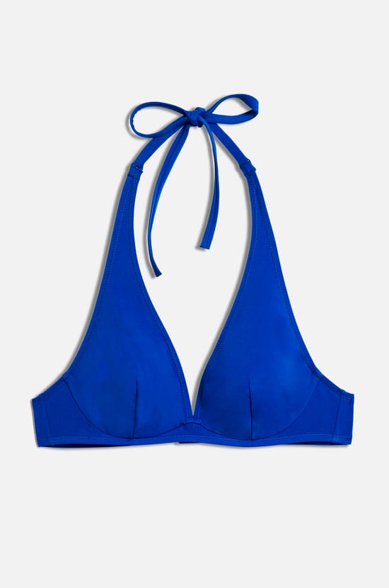 Underwired Triangle Bikini Top;${refinementColor}