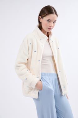 Veste à manches longues en polaire;${refinementColor}