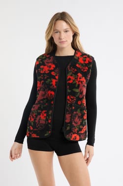 Chaleco sin mangas con efecto sherpa;${refinementColor}