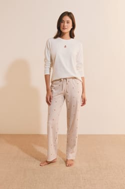 Ensemble de pyjama 3 pi&egrave;ces en coton;${refinementColor}