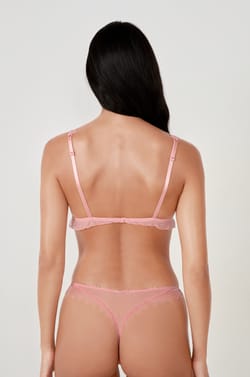 Soutien-gorge triangle en dentelle;${refinementColor}