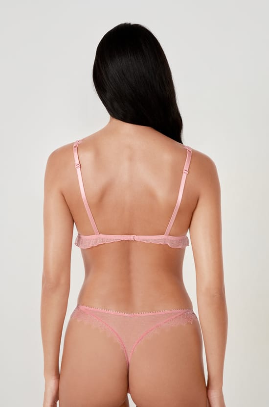Soutien-gorge triangle en dentelle;${refinementColor}