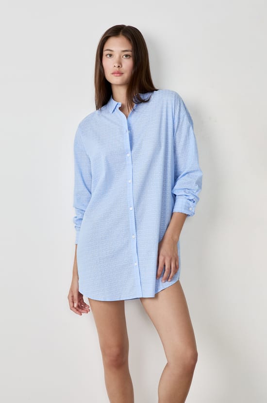 Chemise de nuit en coton;${refinementColor}