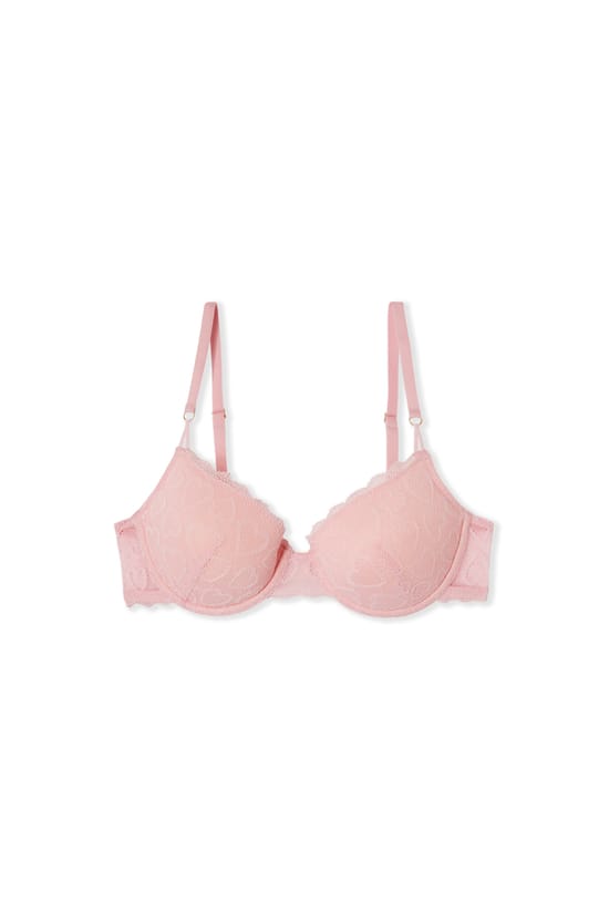 Soutien-gorge N.4 - Le coques fines avec motifs coeurs;${refinementColor}